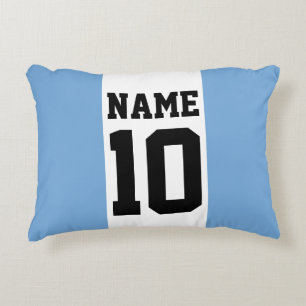 Personalisierter individuelle Name und Nummer Arge Dekokissen