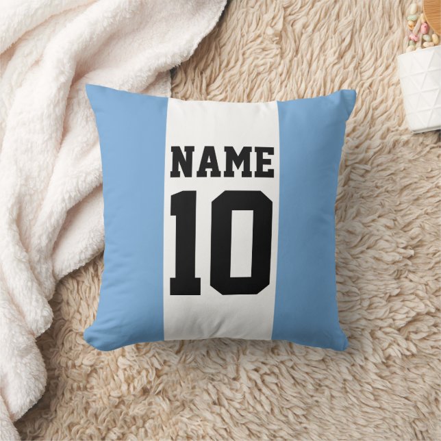 Personalisierter individuelle Name und Nummer Arge Kissen (Decke)