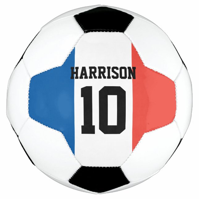 Personalisierter individuelle Name- und Nummernfla Fußball (Vorderseite)