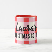 Personalisierter Individuelle Name Weihnachts-Tass