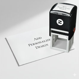 Personalisierter individueller 1,5" x 1,5" Stempel