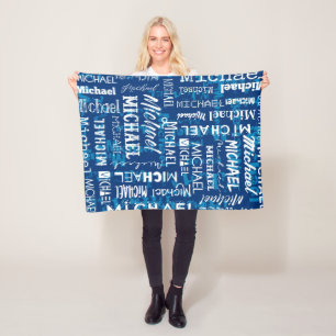 Personalisierter individueller Name für Michael Fleecedecke