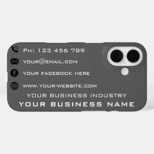 Personalisierter iPhone-Case für Ihr Business-Card iPhone 16 Hülle