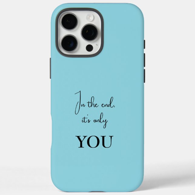 Personalisierter iPhone-Fall - inspirierendes Zita iPhone 16 Pro Max Hülle (Rückseite)