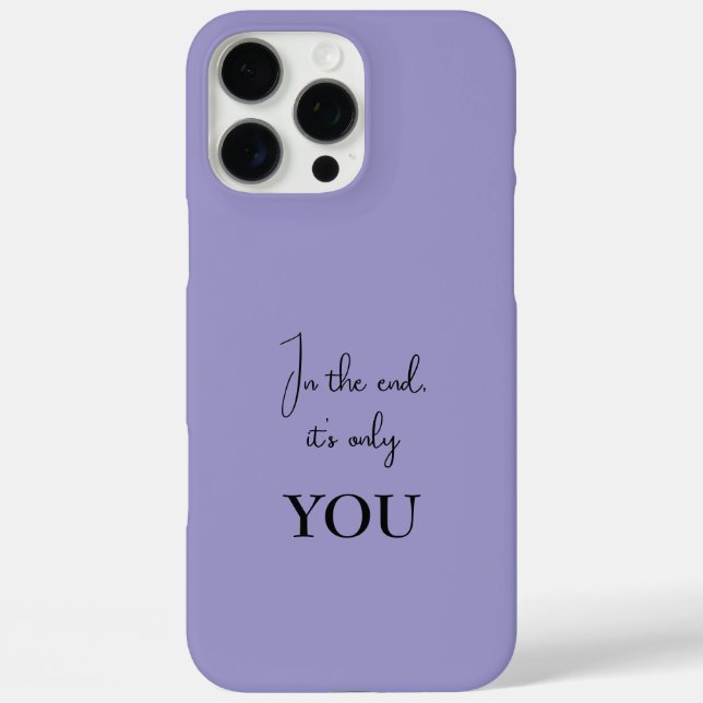 Personalisierter iPhone-Fall - inspirierendes Zita iPhone 16 Pro Max Hülle (Rückseite)