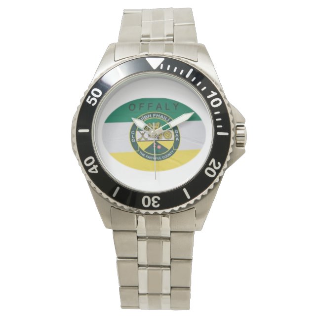 Personalisierter irischer Landkreis Männeruhren Co Armbanduhr (Vorderseite)