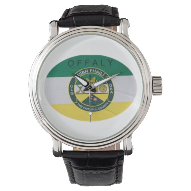 Personalisierter irischer Landkreis Männeruhren Co Armbanduhr (Vorderseite)