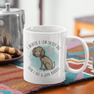Personalisierter Jack Russell Besitzer, Mama, Papa Kaffeetasse