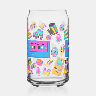 Personalisierter Jahrtausendlicher Sipper Glass Cu Dosenglas