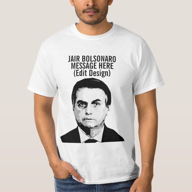 PERSONALISIERTER JAIR BOLSONARO T-Shirt (Vorderseite)
