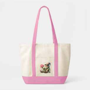 Personalisierter Januar Geburtsmonat Garten Gnome Tragetasche