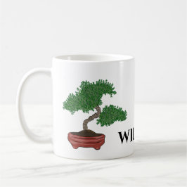 Personalisierter japanischer Bonsai Tree Kaffeetasse