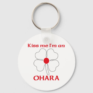 Personalisierter Japanischer Kuss Ich bin Ohara Schlüsselanhänger