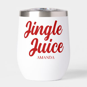 Personalisierter Jingle Juice Lustiger Wein Weihna