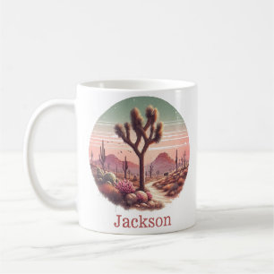 Personalisierter Joshua Tree Nationalpark Wasserfa Kaffeetasse