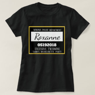 Personalisierter Junggeselinnen-Abschied Bridesmai T-Shirt