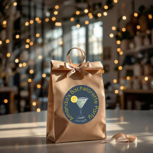 Personalisierter Junggeselinnen-Abschied Gefallen Runder Aufkleber