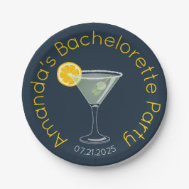Personalisierter Junggeselinnen-Abschied Pappteller