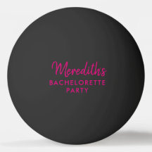 Personalisierter Junggeselinnen-Abschied Pong Ball