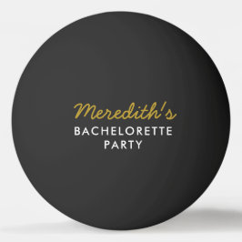 Personalisierter Junggeselinnen-Abschied Pong Ball Tischtennisball