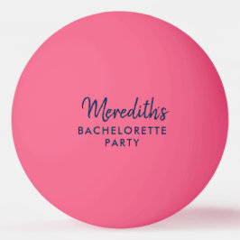 Personalisierter Junggeselinnen-Abschied Pong Ball Tischtennisball