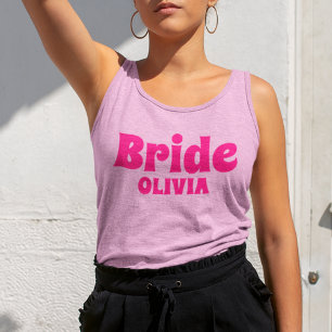 Personalisierter Junggesellinnenabschied der Braut Tank Top