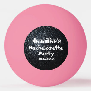Personalisierter Junggesellinnenabschied Name Datu Tischtennisball