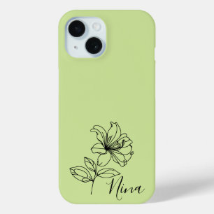 Personalisierter Juni Honeysuckle Birth Blume Gesc Case-Mate iPhone Hülle