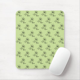 Personalisierter Juni Honeysuckle Birth Blume Gesc Mousepad