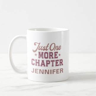 Personalisierter Just-One-More-Chapter-Becher für Kaffeetasse