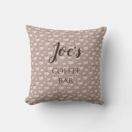 Personalisierter Kaffee-Bar Kissen