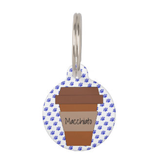 Personalisierter Kaffee-Cup auf Blue Paw Prints Haustiermarke