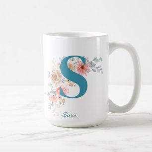 Personalisierter Kaffee Tasse Letter S