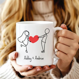 Personalisierter Kaffeebecher als Geschenk für Fre Kaffeetasse