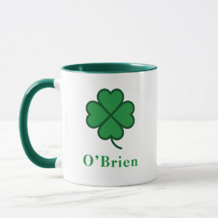 Personalisierter Kaffeebecher 'Lucky Irish Green C Tasse