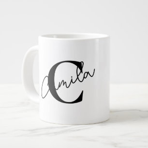 Personalisierter Kaffeebecher mit Namen Jumbo-Tasse