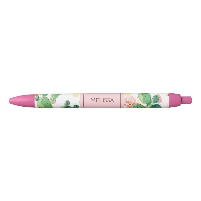 Personalisierter Kaktus-Druck-Stift Kugelschreiber (Vorderseite)
