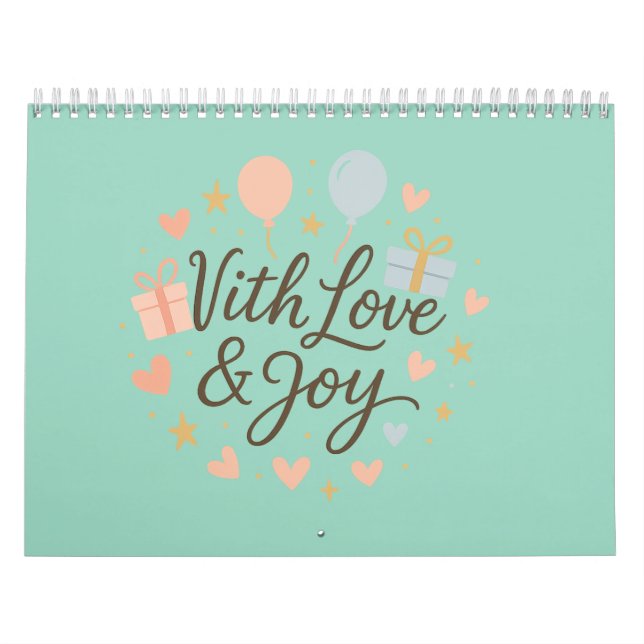 Personalisierter Kalender 2025 - Stilvoll, funktio (Titelbild)