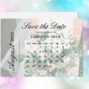 personalisierter Kalender - Aufforderung "Save the Einladung