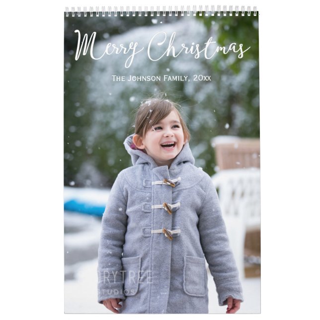 Personalisierter Kalender für Mädchen und Schnee (Titelbild)