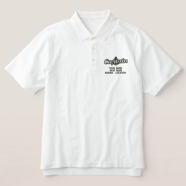 Personalisierter Kapitän Anchor (Design Vorderseite)