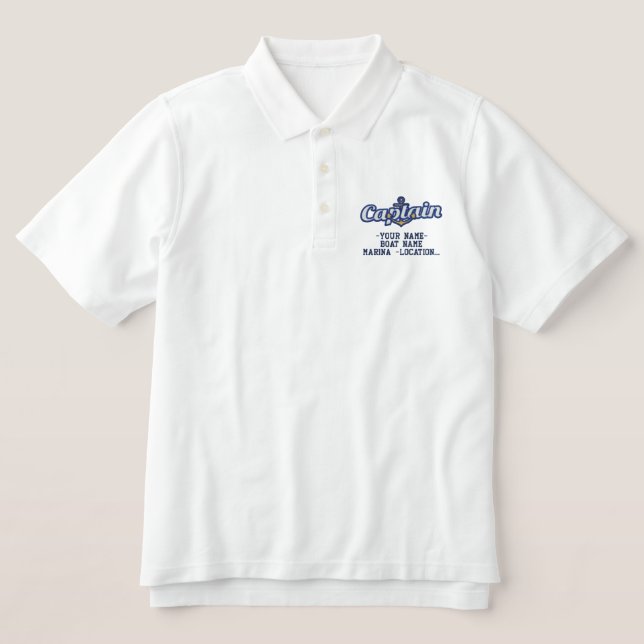 Personalisierter Kapitän Anchor (Design Vorderseite)