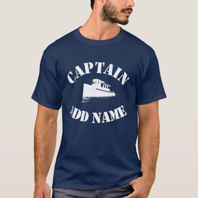 Personalisierter Kapitän T-Shirt (Vorderseite)