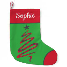 Personalisierter Karierter Weihnachtsbaum