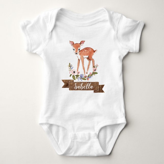 Personalisierter Karosserieanzug Baby Strampler (Vorderseite)