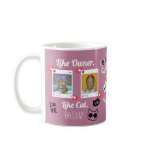 Personalisierter Katzenfoto-Kaffeebecher | Individ