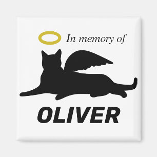 Personalisierter Katzengel Magnet