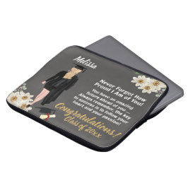 Personalisierter Keepake-Abschluss Laptopschutzhülle