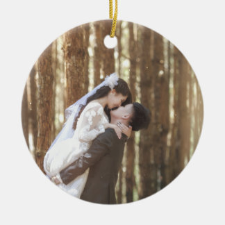 Personalisierter Keramik-Kreis-Ornament Keramik Ornament