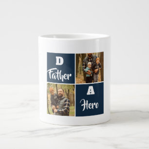Personalisierter Keramik-Vater-Becher Geschenk v Jumbo-Tasse